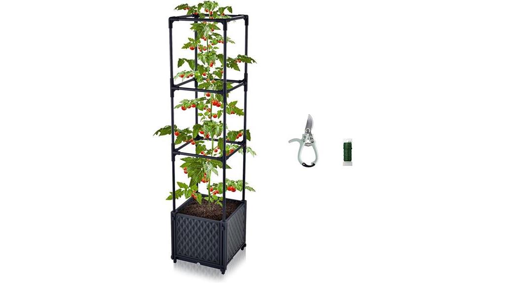tomato cage planter for tomatoes