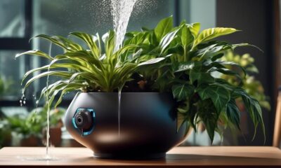 top rated self watering planters