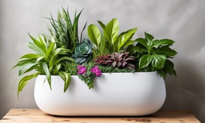 top rated self watering planters