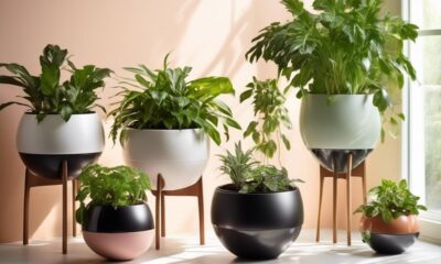 top self watering indoor pots