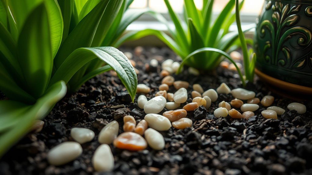 choosing plants for pebbles