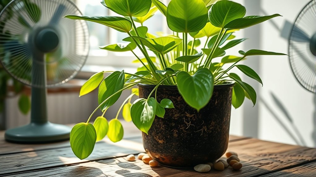 enhancing plant air circulation