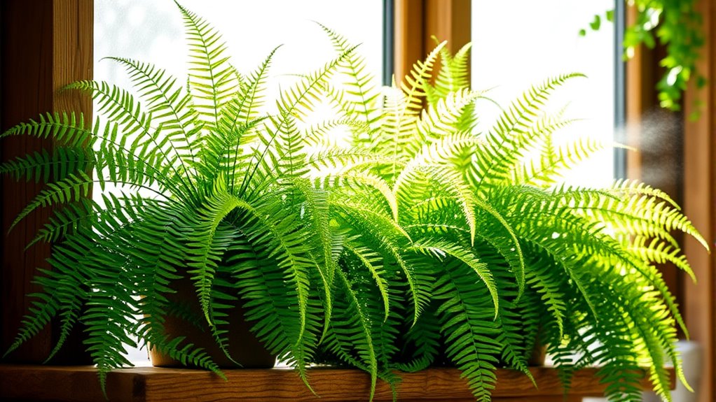 ferns enhance indoor environments