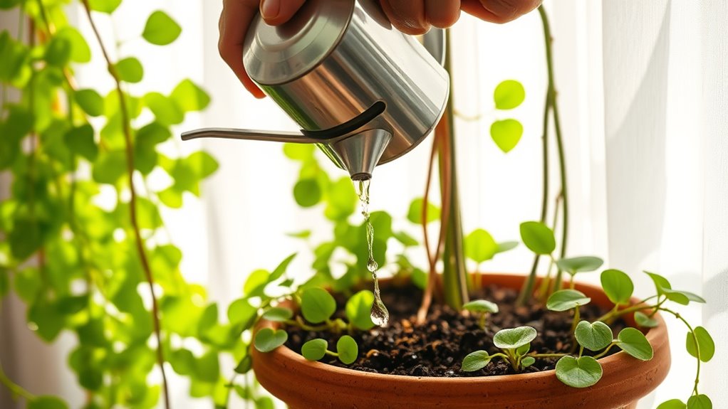 hanging plants water requirements