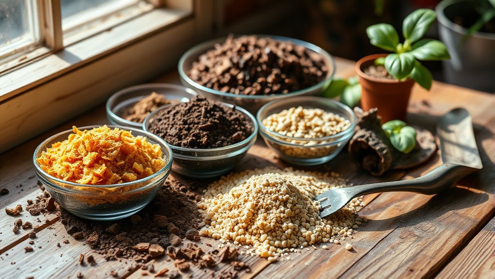 indoor plant potting soil