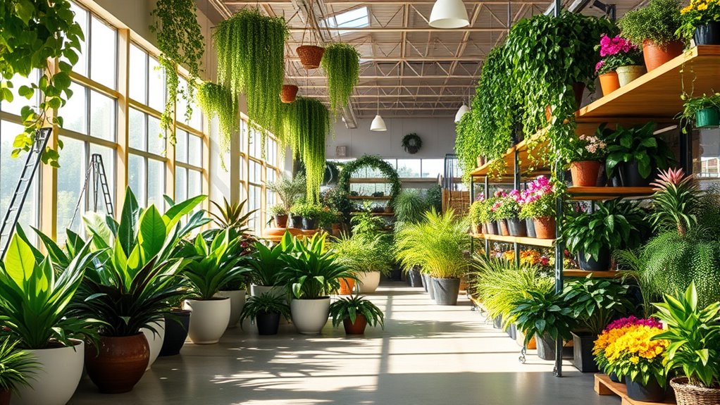 indoor plants at stores