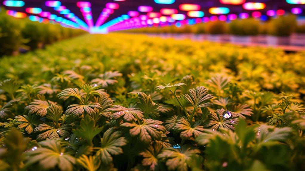 light spectrum affects phytochemicals