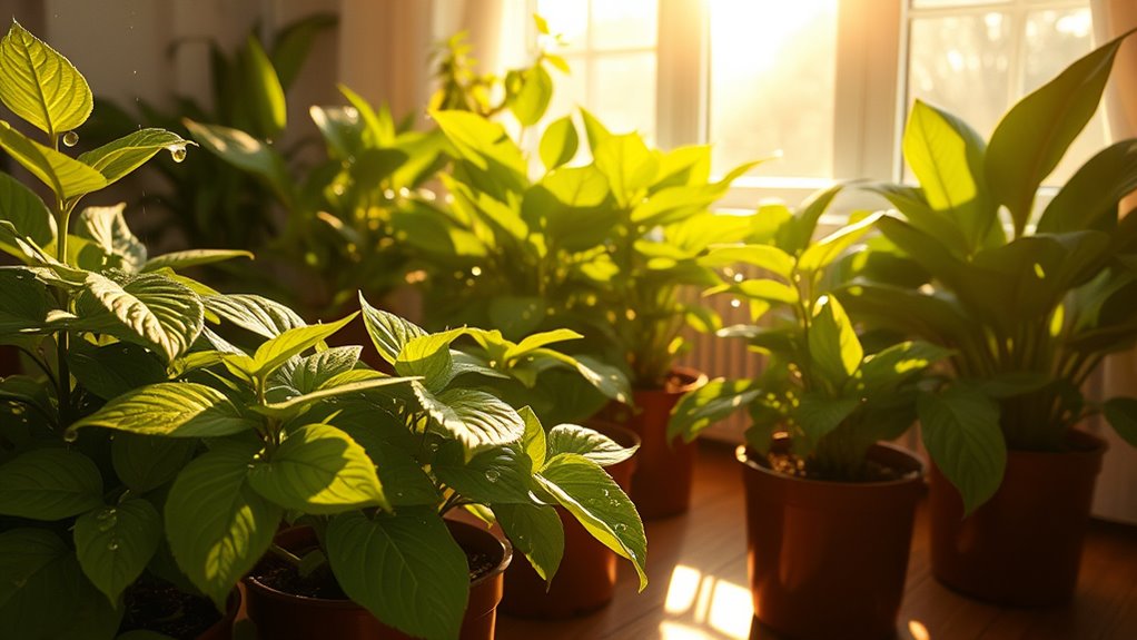 morning watering benefits plants