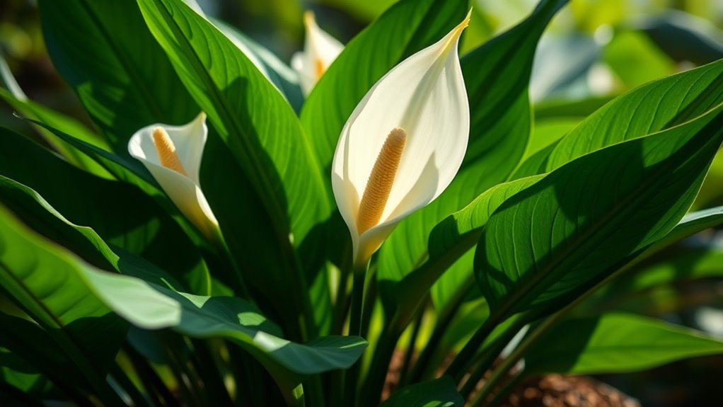 peace lilies native environment
