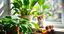 prevent cats from plants