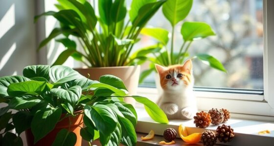 prevent cats from plants