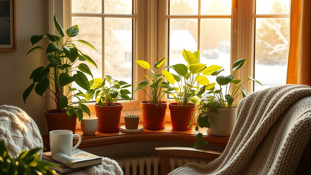 relocate plants for warmth