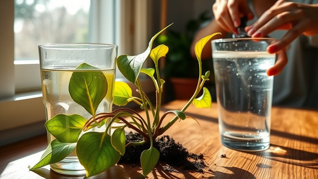 revive indoor plants effectively