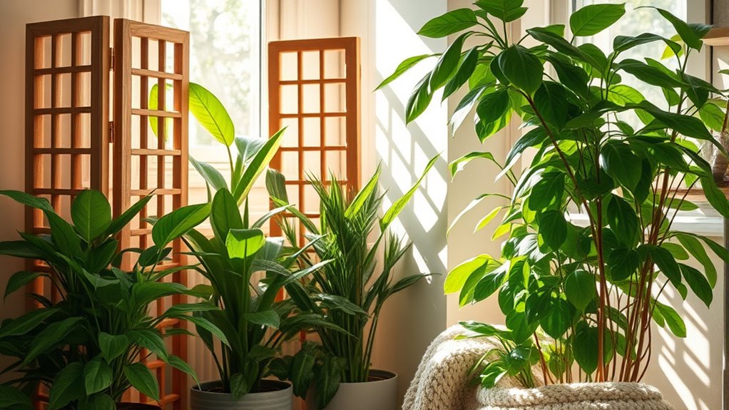shielding plants from cold