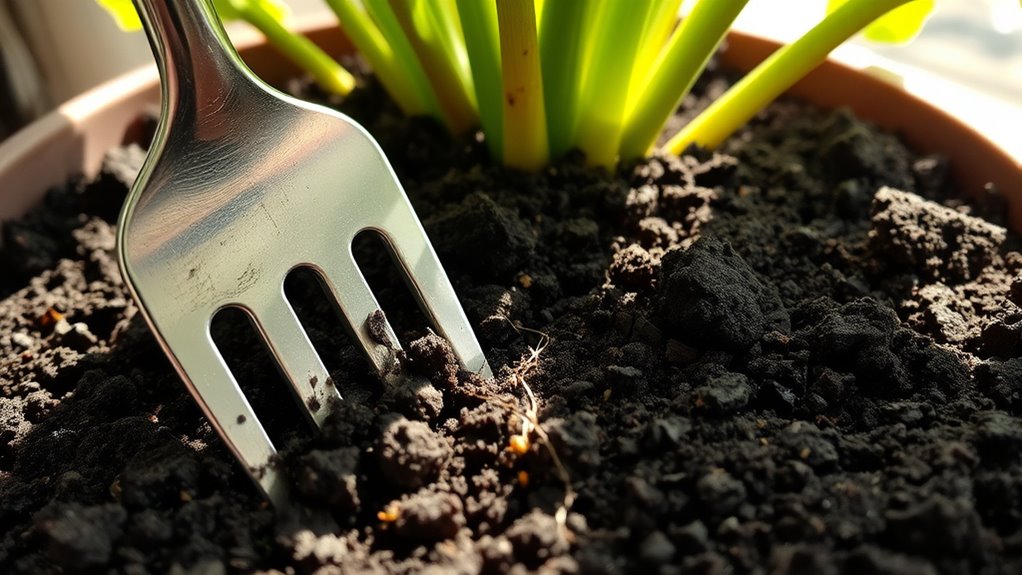 soil aeration enhances drainage