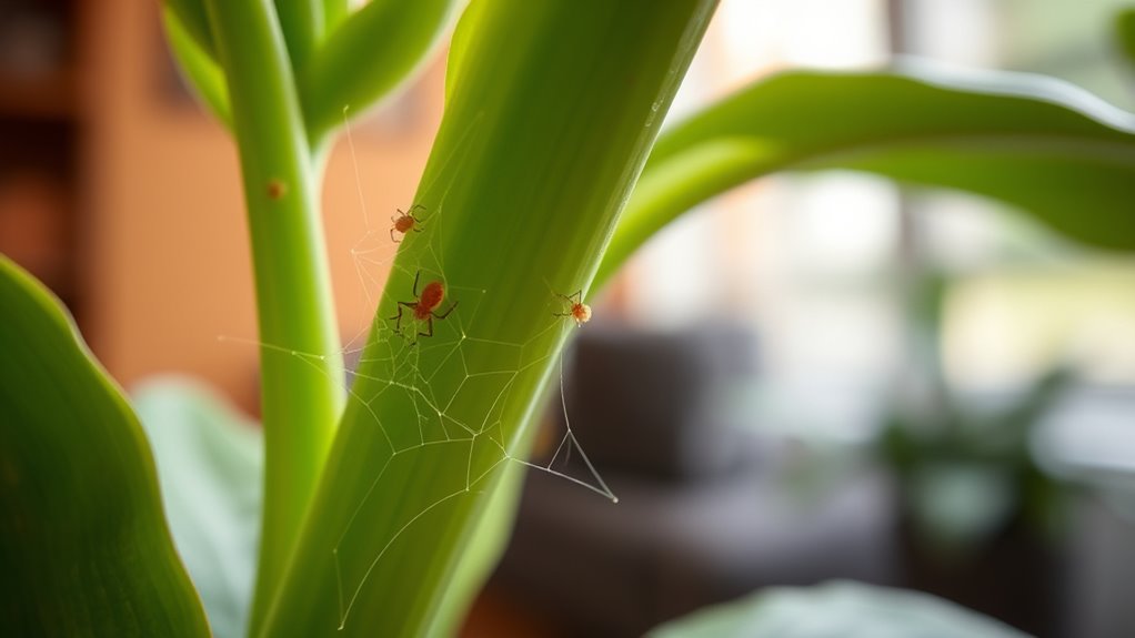 spider mite infestation access points