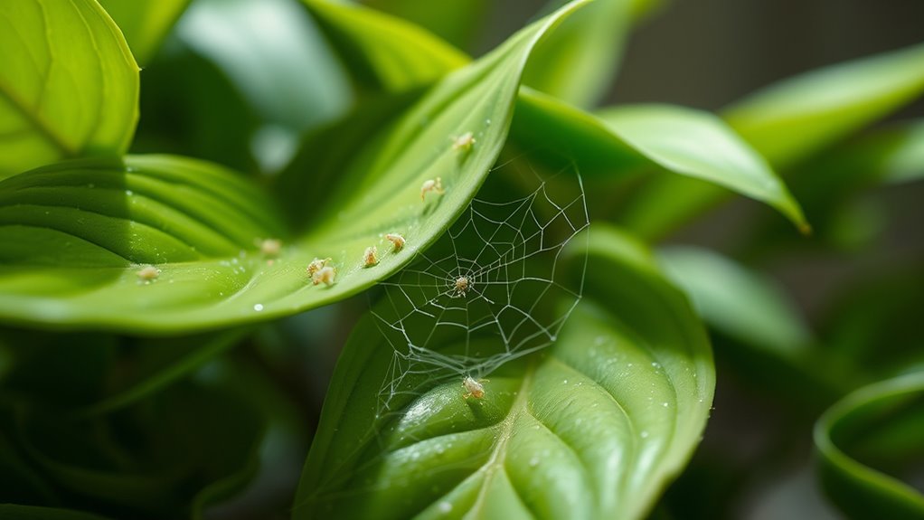 spider mites invade indoors