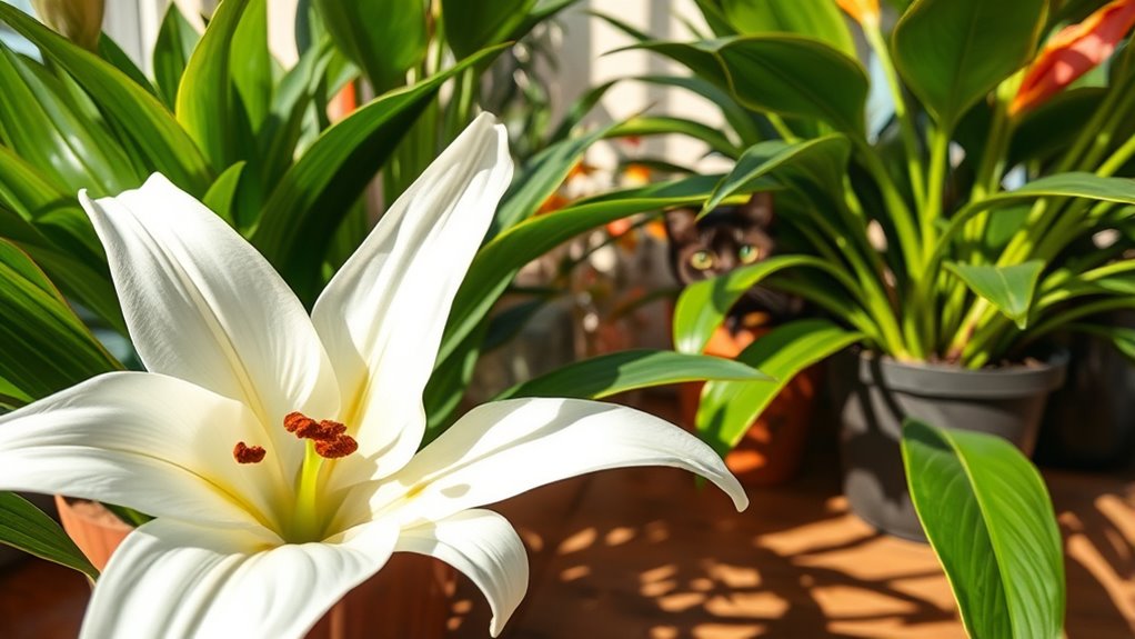 toxic beauty of lilies