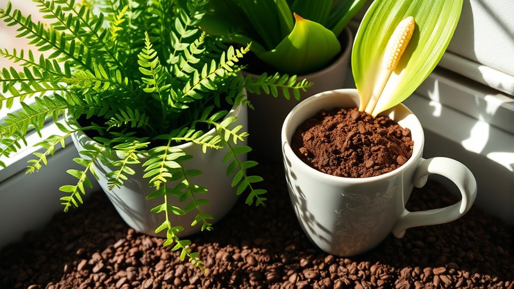 utilize coffee grounds creatively