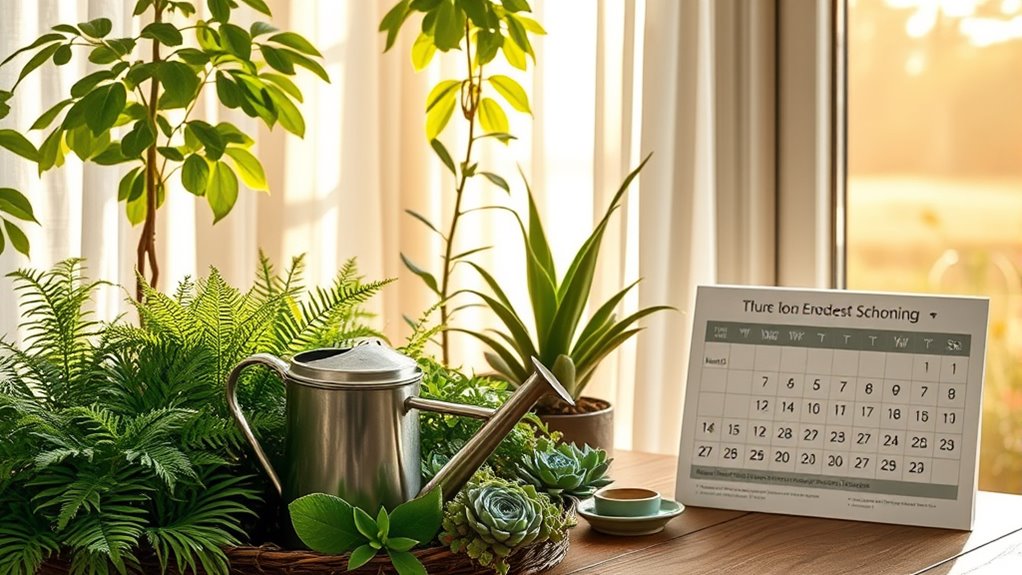 watering needs change seasonally