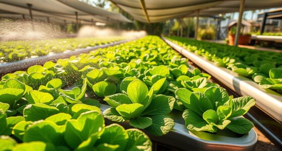 controlling outdoor garden evaporation
