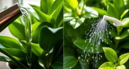deep watering versus frequent sprinkles