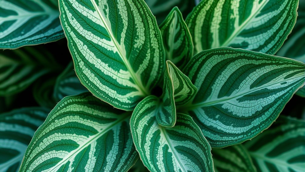 genetics cause colorful variegation