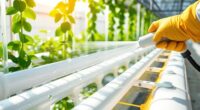 hydroponic equipment summer sterilization