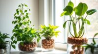 indoor leca hydroponic setup