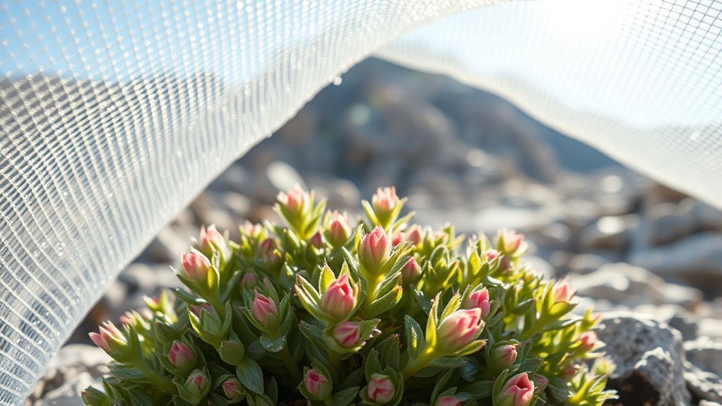 protect plants with shade