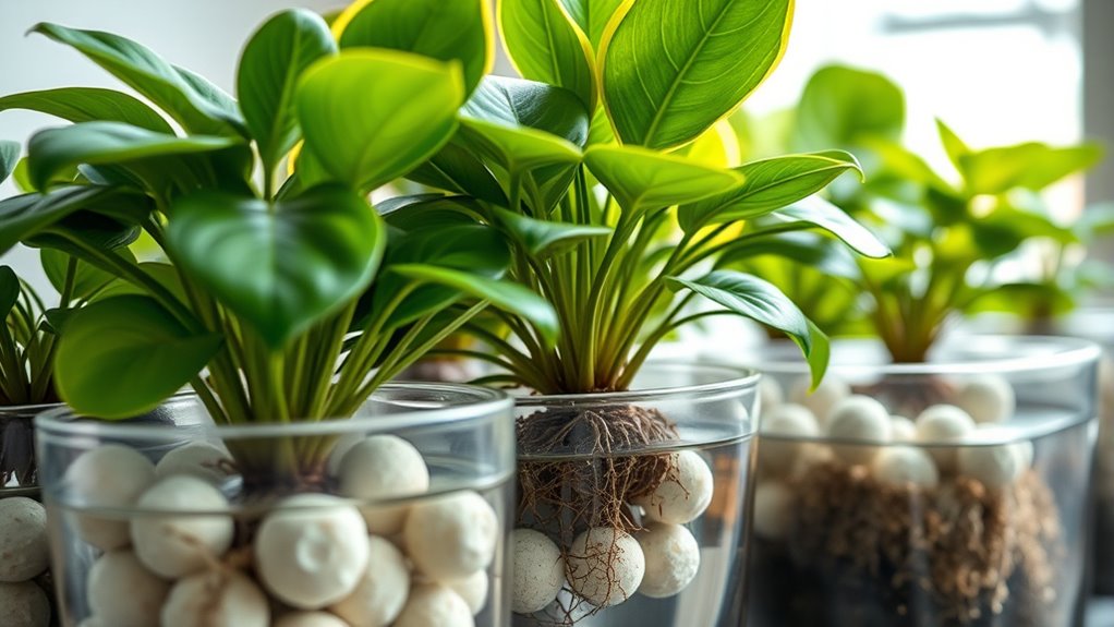 semi hydroponic plant care