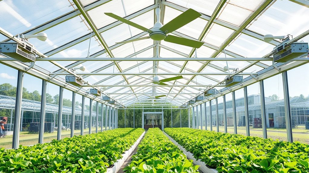 summer greenhouse cooling strategies