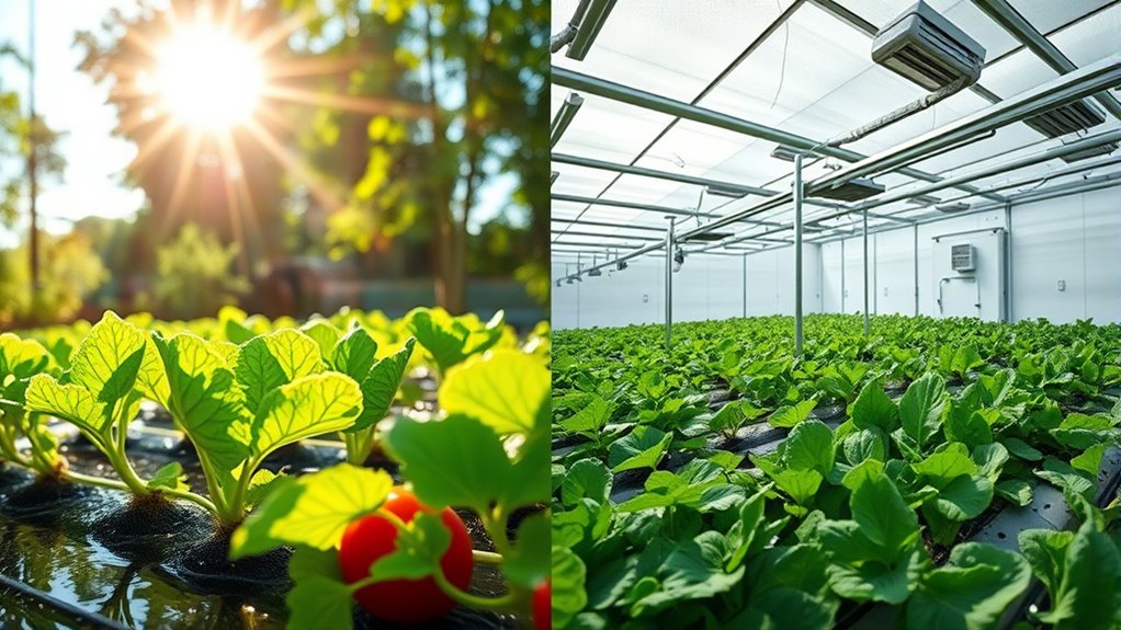 summer hydroponic climate management