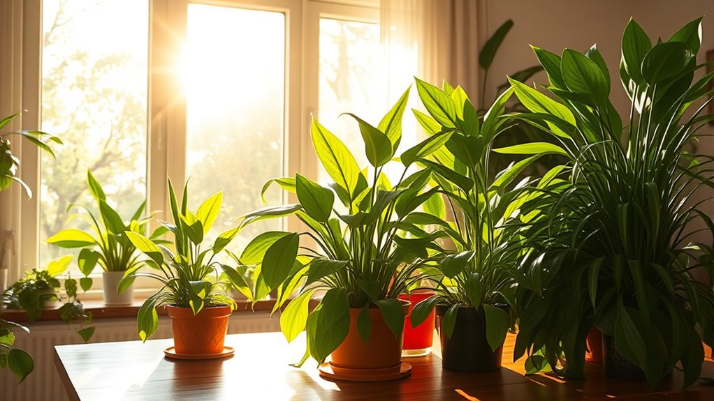 summer sunlight boosts plant growth