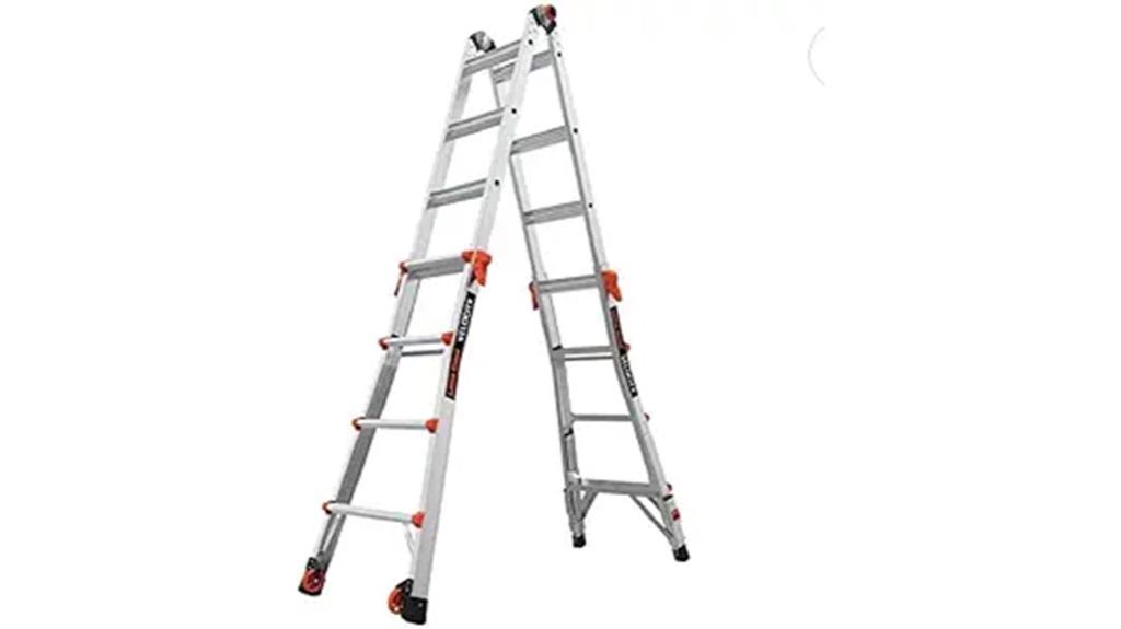 17 foot aluminum folding ladder