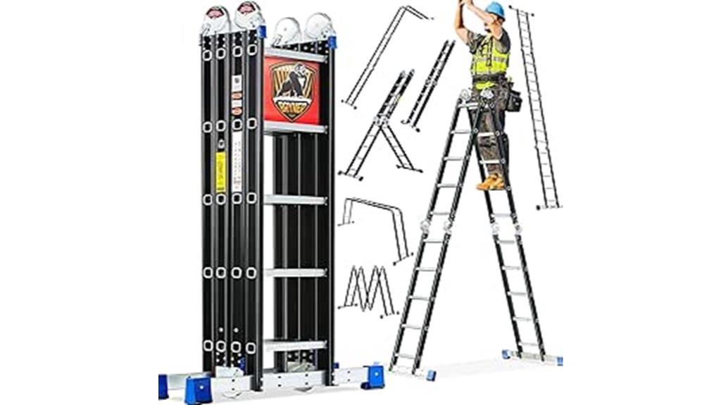 19 6ft aluminum extension ladder