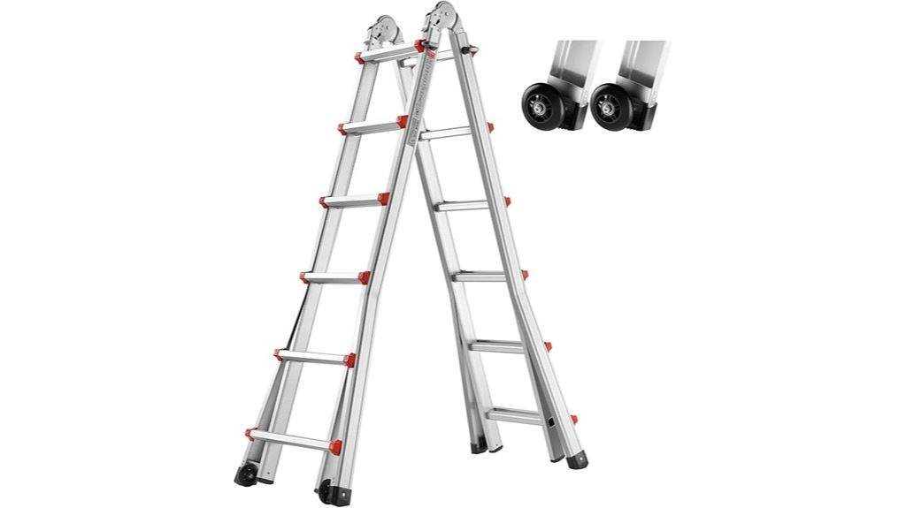 20 ft aluminum extension ladder
