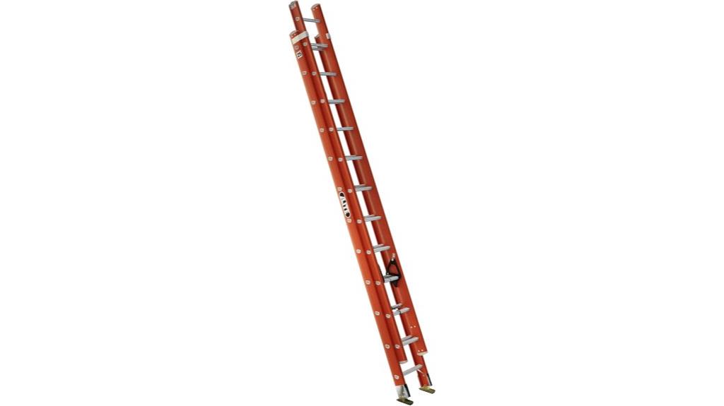 24 foot fiberglass extension ladder