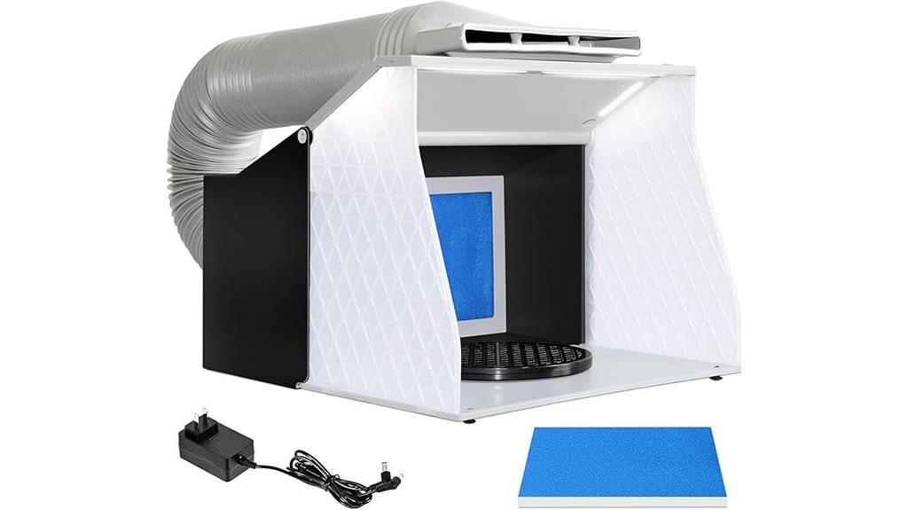 24w led spray booth