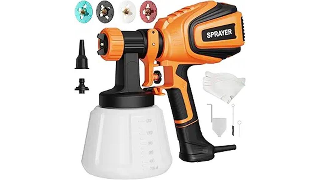 700w hvlp spray gun