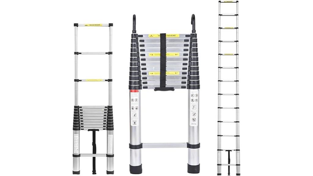 adjustable aluminum ladder