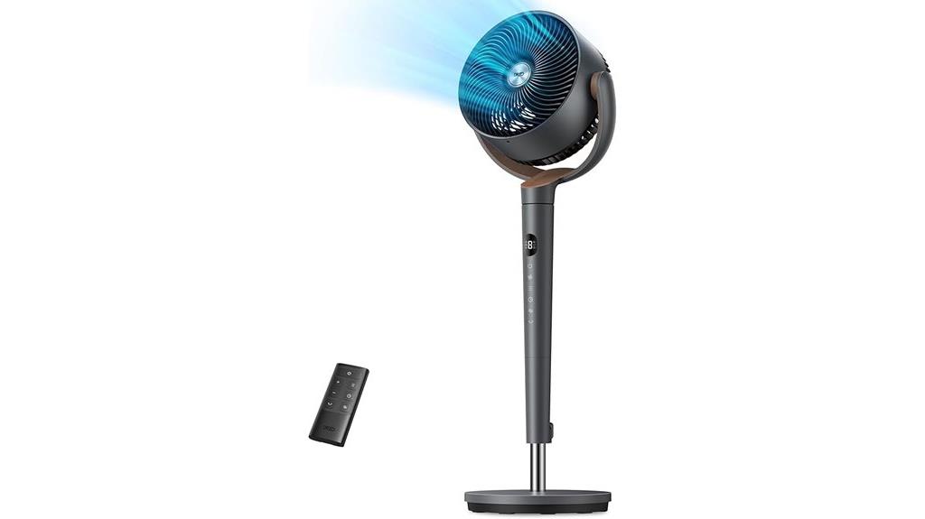 adjustable height oscillating fan