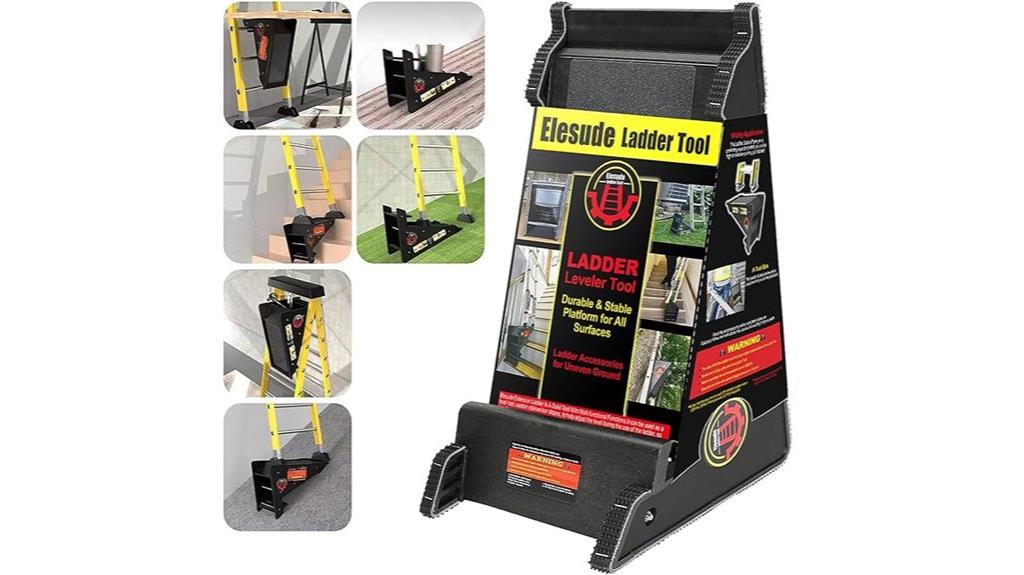 adjustable ladder and roof hopper