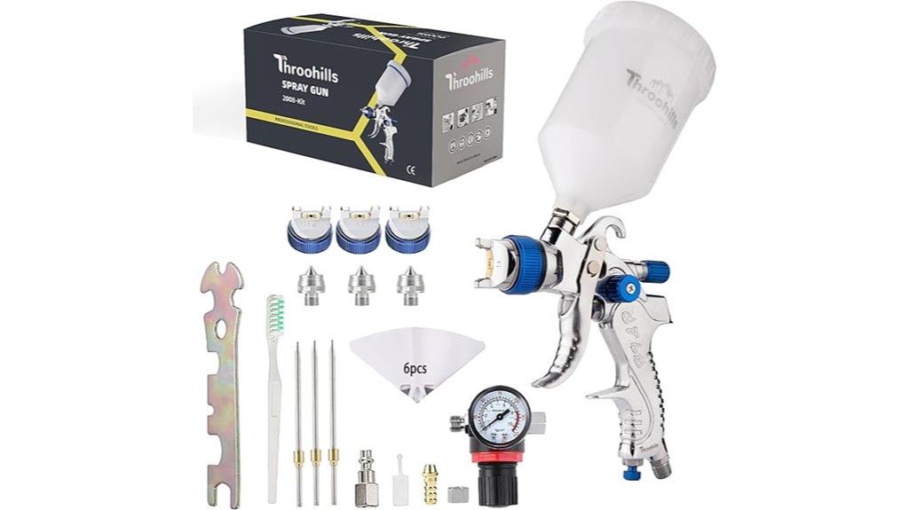 adjustable nozzle hvlp gun