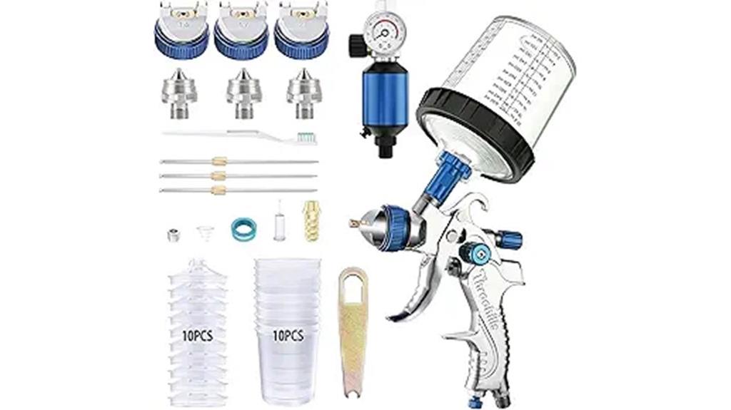 adjustable nozzle spray gun