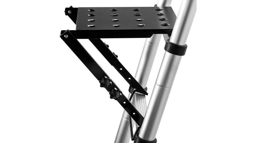 adjustable painter ladder platform