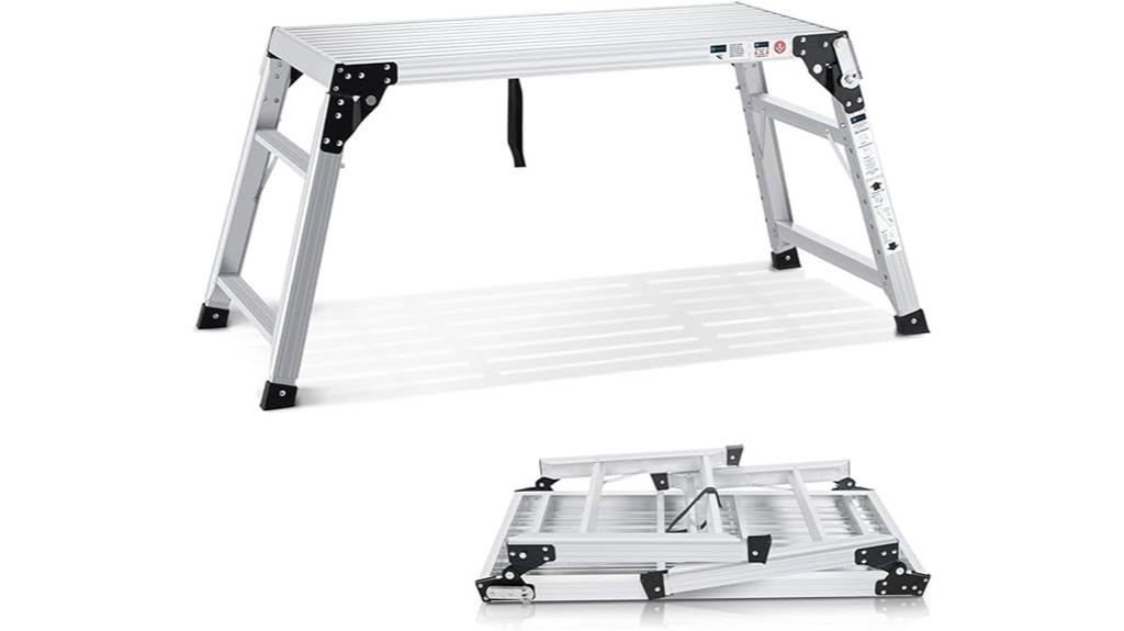 adjustable work platform support