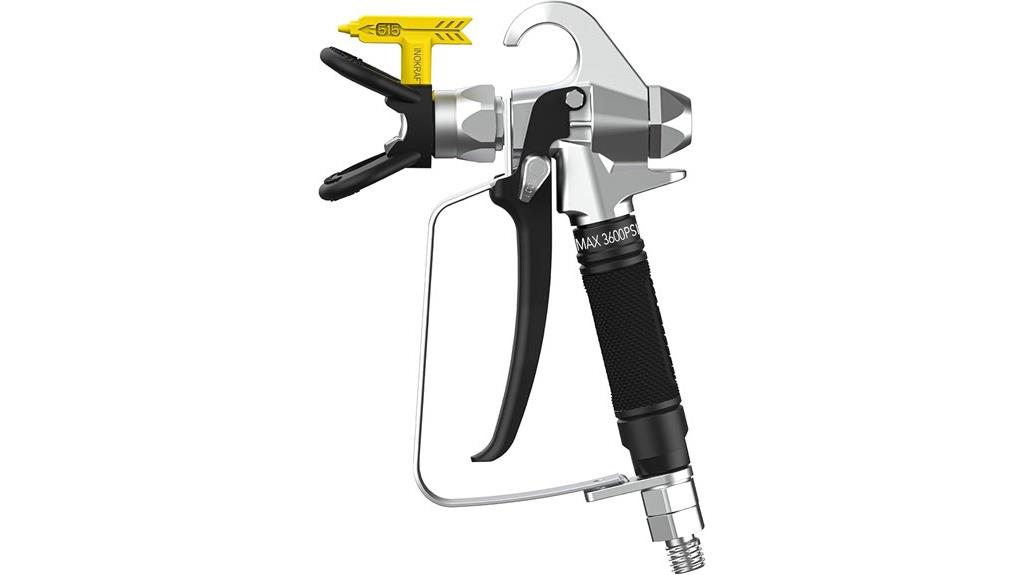 airless spray gun reversible nozzle