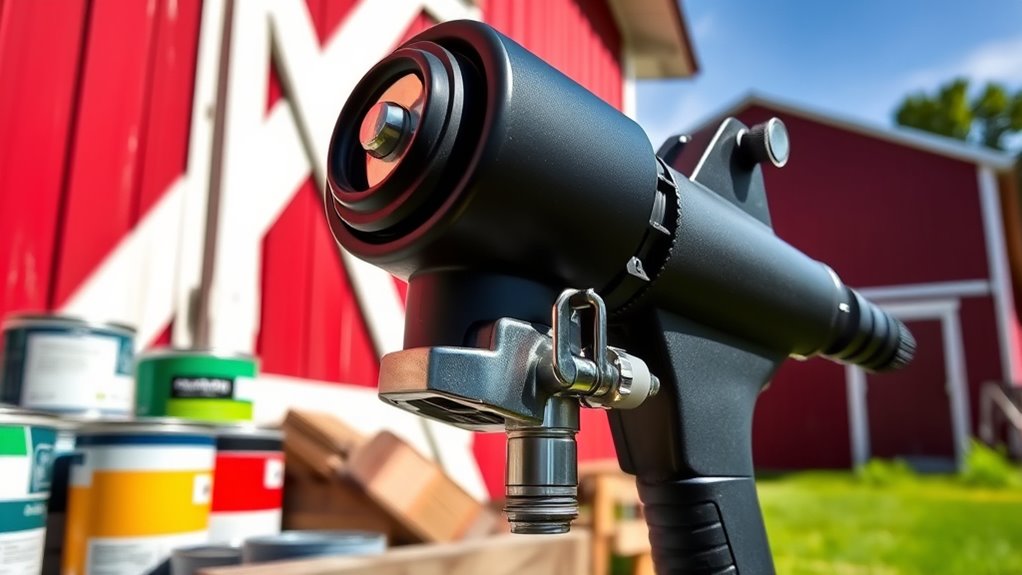 barn painting sprayer considerations