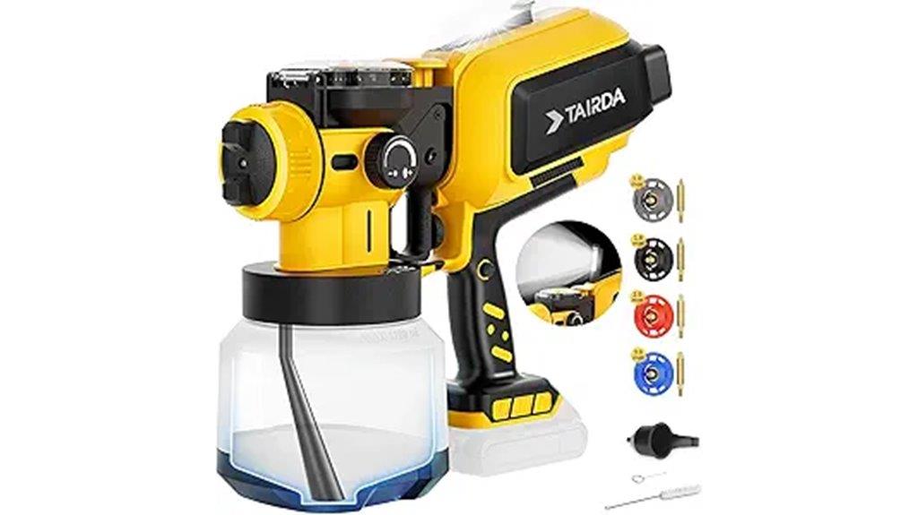 battery free dewalt compatible paint sprayer